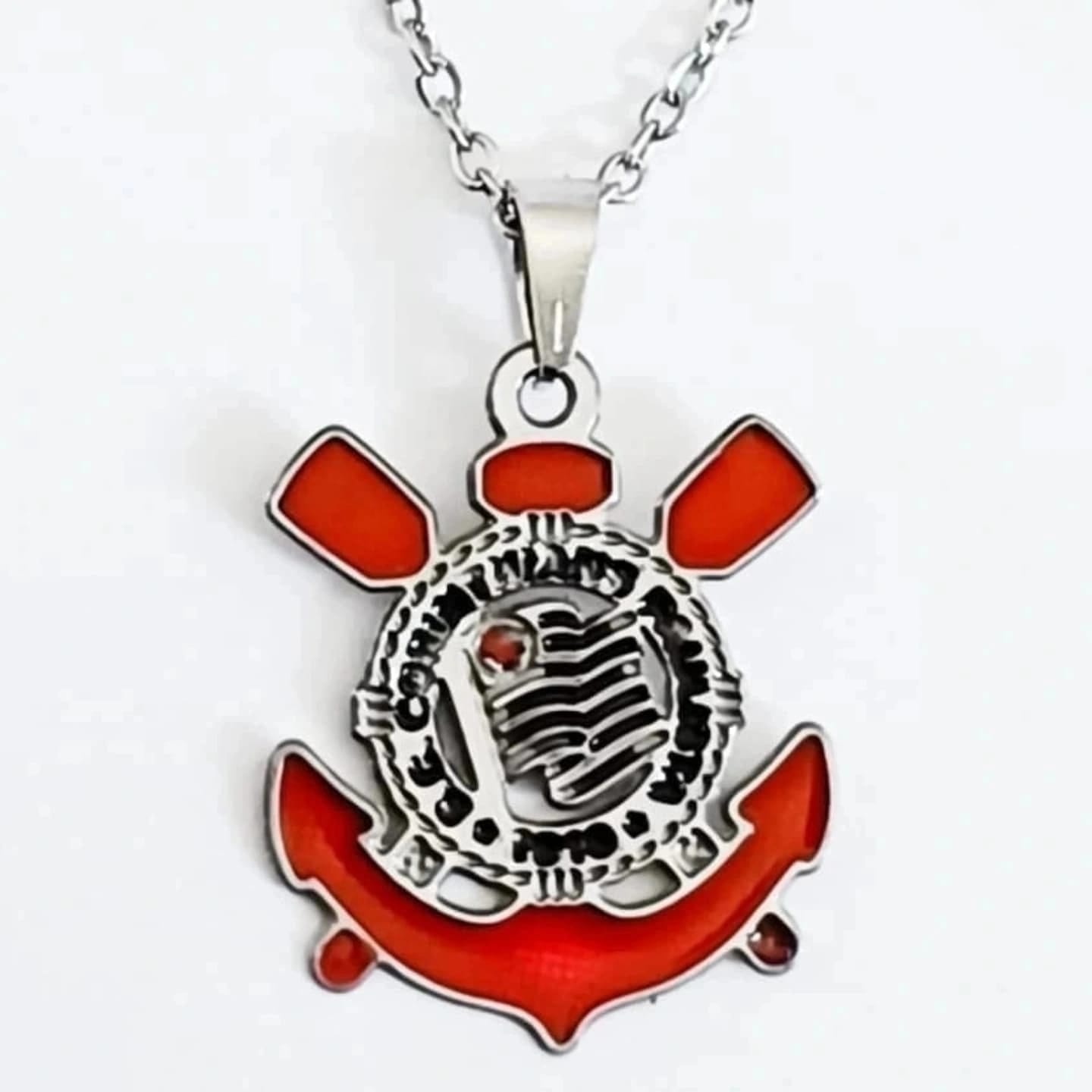 Corrente e Pingente Corinthians